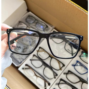 Vente en gros de montures carrées en acétate pour hommes, assortiment de montures optiques en acétate - Product Image 4