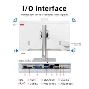 <span class=keywords><strong>PC</strong></span> tout-en-un de style moderne 23.8 pouces I5 6e génération avec écran LCD RAM DDR4 8 Go 16 Go 32 Go SSD 1 To 2 To pour le travail et le <span class=keywords><strong>studio</strong></span> - Product Image 2
