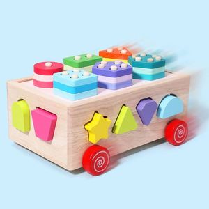 Caja de Inteligencia Montessori de Madera, Rompecabezas para Bebés con Bloques de Geometría y Cognitivos - Product Image 4