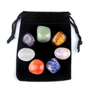 <strong>Wholesale</strong> Handmade Natural <strong>Crystal</strong> Seven Chakra Healing Stones Set <strong>Raw</strong> Gemstone for Energy Healing - Product Image 3