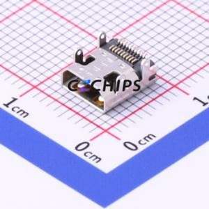 HYC23-HDMID19-650 HDMI Connector SMD Connector ( Connector Type: HDMI-D )( Gender: Female )( Total Number of PINs: 19P ) - Product Image 1
