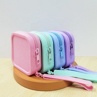 Prix usine ins style cadeau silicone coloré sac à main bon prix et haute qualité filles sac petit porte-monnaie mini trousse de maquillage