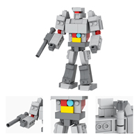 Bloques de Construcción MOOXI MOC1694, 210 Piezas, Robot Deformable, Regalo DIY, Rompecabezas, Juego de Bloques de Construcción de Anime Educativos de Plástico, Juguetes para Niños