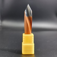 Fraise en carbure de tungstène HWR HRC55 à 2/4 rainures 12*20*70 R/L pour usinage CNC avec longue durée de vie