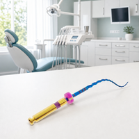 Lime endodontique rotative NiTi à activation thermique bleue, grande conicité, instrument dentaire pour canal radiculaire SX F1 F2 F3 CE ISO 21mm 25mm