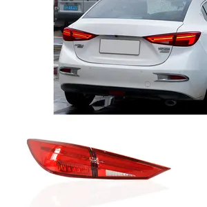 Zhengwo Car accessories for Mazda 3 Axela LED Tail Light 2014-2019 Turn Signal&Startup Animation Smoked Tail lamp Plug and Play