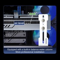 Support de carte graphique réglable blanc SAMZHE, support de positionnement du ventilateur, support de carte graphique de bureau, boîtier ITX pour la série 50/40, hauteur 6-96 mm