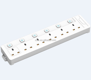 Dây Dẫn Nối Dài Ổ Cắm Điện 5 Chiều, Dây Bện 2M Gắn Tường Cho Gia Đình Văn Phòng Du Lịch - Product Image 4