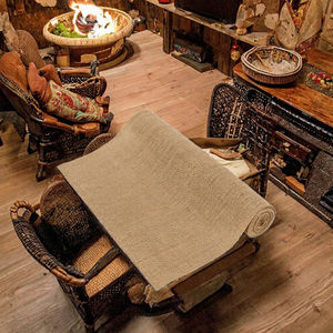 12 Caminos de Mesa de Bambú Tejido Floral Rústico Natural de 120 Pulgadas para Bodas, Hogar y Hoteles - Product Image 3