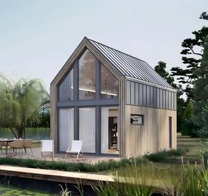 Casa Prefabricada <span class=keywords><strong>de</strong></span> Acero Moderna, Ecológica, Impermeable y con Energía Solar para Uso en Villas, Apartamentos, Talleres, Cabaña Portátil Pequeña - Product Image 4