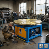 Positionneur de soudage motorisé robuste avec table rotative 100 kg 300 kg pour tuyaux, réservoirs, ateliers industriels, usine chinoise