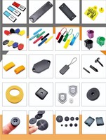Serrures intelligentes personnalisées YIAN pour hôtels avec porte-clés RFID et mini-étiquettes NFC – Contrôle d'accès aux portes en gros – Étiquettes RFID ABS
