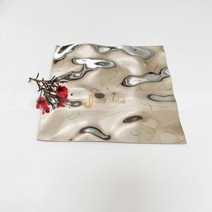<b>Mirror</b> Silver 304/316 Stainless Steel Plate Water Ripple Big Pattern White Decorative Wall Decoration <b>Panel</b> - Product Image 5