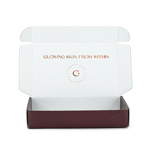 Boîte d'expédition en carton ondulé personnalisée pour les compléments alimentaires, les gommes vitaminées, l'emballage de produits nutraceutiques - Product Image 2