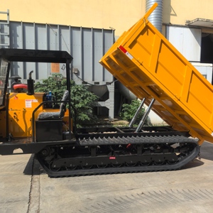 Minicargadora de orugas en oferta, camión volquete de 1-6 toneladas con grúa elevadora, orugas de goma de 400 mm, motor diésel Euro5/EPA - Product Image 3