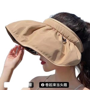 หมวกป้องกันแสงแดดเชลล์ ซัน โพรเทคชั่น วิซอร์ UPF50 พลัสระบายอากาศได้ดี ปีกกว้าง พับได้ สำหรับชายหาดกลางแจ้ง ป้องกันรังสียูวี - Product Image 5