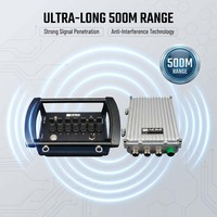 Télécommande sans fil universelle pour machines de levage, commande proportionnelle hydraulique, entièrement compatible avec diverses grues