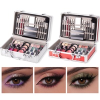 Coffret Cosmétique En Gros Spécial Artistes Maquilleurs, Trousse de Maquillage Étanche en Métal, Mallette de Rangement
