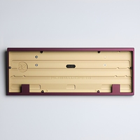 Clavier mécanique personnalisé en laiton et alliage d'aluminium, usinage CNC, polissage, base multicolore pour usinage et 3D