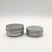 Boîte ronde en aluminium de 10g/100g avec couvercle à vis, mini boîte de rangement hermétique en métal, boîte à thé vide pour emballage de thé en vrac ou d'épices