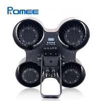 Lumière de scène professionnelle pour DJ, concert, événement, public, éclairage de scène, matrice LED COB 4X100W IP65 extérieur, WW/CW/2 en 1, DMX512