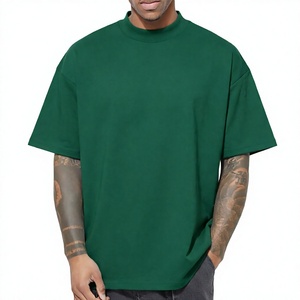 Camiseta Oversize de Algodón de 250 Gsm, Estilo Urbano, Hombros Caídos, Manga Corta, Ropa Casual - Product Image 4