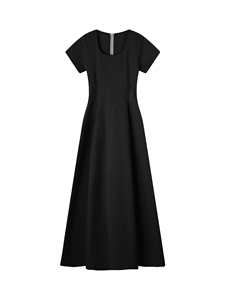 Abito a maniche corte, modellante in vita, per donna, nuovo stile coreano estivo, abito a trapezio snellente di alta gamma con temperamento - Product Image 5