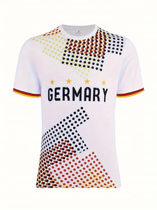 Custom Sublimatie Logo Voetbal Shirts Volwassenen Unisex 160G Polyester Top Uniformes Groen Print Borduurwerk Team Naam Inbegrepen - Product Image 5