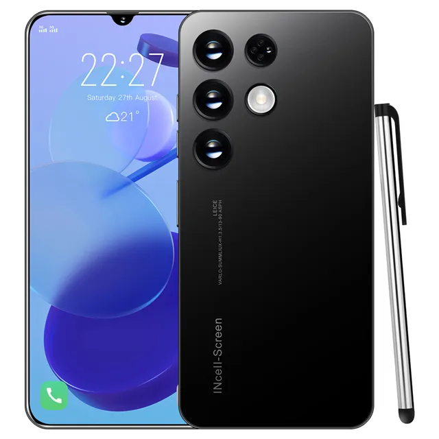 Venta al por mayor de fábrica 16 + 512GB Teléfonos móviles para juegos de gran memoria S22 U Itra 7,2 pulgadas Smartphone Batería grande Teléfonos móviles con doble SIM