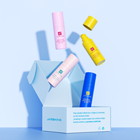 Vente en gros de flacons pompe sans air de 30 ml et 50 ml, distributeur de fond de teint liquide vide et boîte