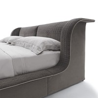Lit King Size en Bois Rembourré Italien, Vente en Gros Usine, Lit Doux, Mobilier de Chambre Moderne de Luxe, Designer