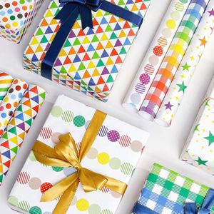 Papel de regalo de cumpleaños para niños de fábrica, tira de embalaje, papel de regalo, hoja de 50x70 cm - Product Image 4