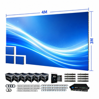 Sistema Completo de Alquiler de Pantalla LED para Escenarios de 4mx3m, P5 IP65 Resistente al Agua, Paquete Llave en Mano para Eventos