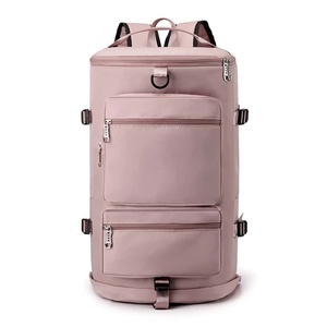 <b>Travel</b> <b>Backpack</b> Polyester Oxford Fabric 36-55L Water Resistant Unisex Minimalist Design Zipper Closure Adjustable Straps Shoe - Product Image 4