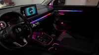 ICarsin - Éclairage d'ambiance intérieur de voiture LED 256 couleurs style cristal pour Honda CRV 2023-2026 - Accessoires de décoration