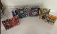 Étui en acrylique pour Nintendo GameBoy Color SNES N64 NES - Boîte de protection transparente/couleur personnalisable