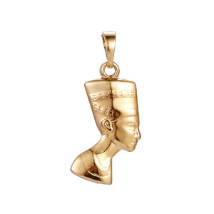Hip Hop Ancient Egyptian Moissanite Pendant Necklace Chain Punk