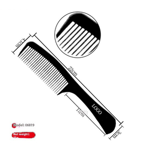 Chuyên Nghiệp Salon Cấp Mịn Làm Tóc Lược Thiết Lập Chống-Tĩnh Răng Rộng Sợi Carbon Cắt Lược Với Nhựa Xử Lý - Product Image 6