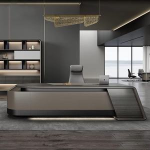 Vente en gros de bureau de directeur général Mobilier de bureau design moderne en bois de luxe - Product Image 2