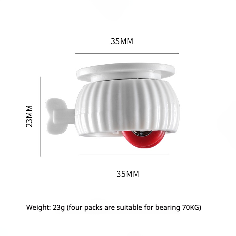 ล้อขาว + แดง