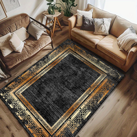 Tapis moderne en velours cristal au nouveau design personnalisé Tapis chinois antidérapant à impression numérique Tapis et moquettes de salon de grande surface