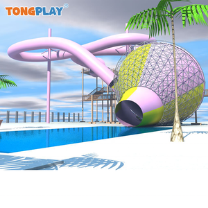 สนามเด็กเล่นสวนน้ำสวนน้ำกลางแจ้งอุปกรณ์เพื่อความบันเทิงแตรขนาดใหญ่เซอร์ไพรส์และน่าตื่นเต้น - Product Image 2