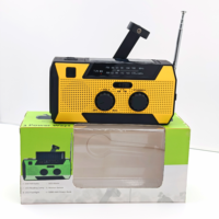 Radio de Emergencia Recargable de Alto Volumen con Batería de 5000mAh y Plástico ABS para Kit de Supervivencia
