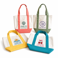 Sac fourre-tout en toile personnalisé brodé, style club de bord, nautique, avec poche avant, idéal pour les vacances à la plage et le shopping