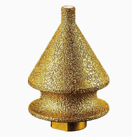 Outil de chanfreinage diamanté, meuleuse d'angle, foret de perçage et de polissage, foret conique pour marbre, verre et carrelage céramique