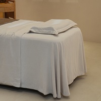 Ensemble de draps de table de massage blancs, plus épais, doux et résistants aux taches, draps et housses de massage