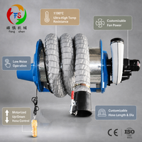 Tuyau d'extraction d'air résistant à la chaleur 650C homologué CE ISO, enrouleur de 10 m avec tuyau en tissu de 150 mm pour atelier et garage, personnalisable OEM 1YW