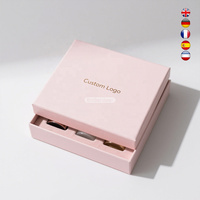 Emballage de luxe personnalisé biodégradable pour produits de beauté et soins de la peau, avec finition mate, doublure en éponge et fermeture magnétique, boîte cadeau sur mesure