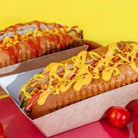 Boîte à emporter en papier kraft personnalisée pour la nourriture chinoise, avec poignée, pour les restaurants