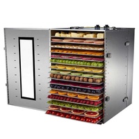 Machine multifonctionnelle de haute qualité de déshydrateur de nourriture de 110v/220v pour la machine de déshydrateur de légumes de fruits avec 6 10 16 24 couches